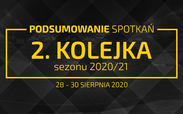 2. kolejka 2020/21 – podsumowanie spotkań